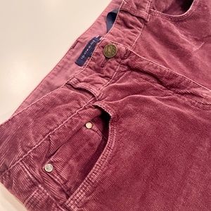 TOMMY HILFIGER - BORDEAUX VELVET TROUSERS